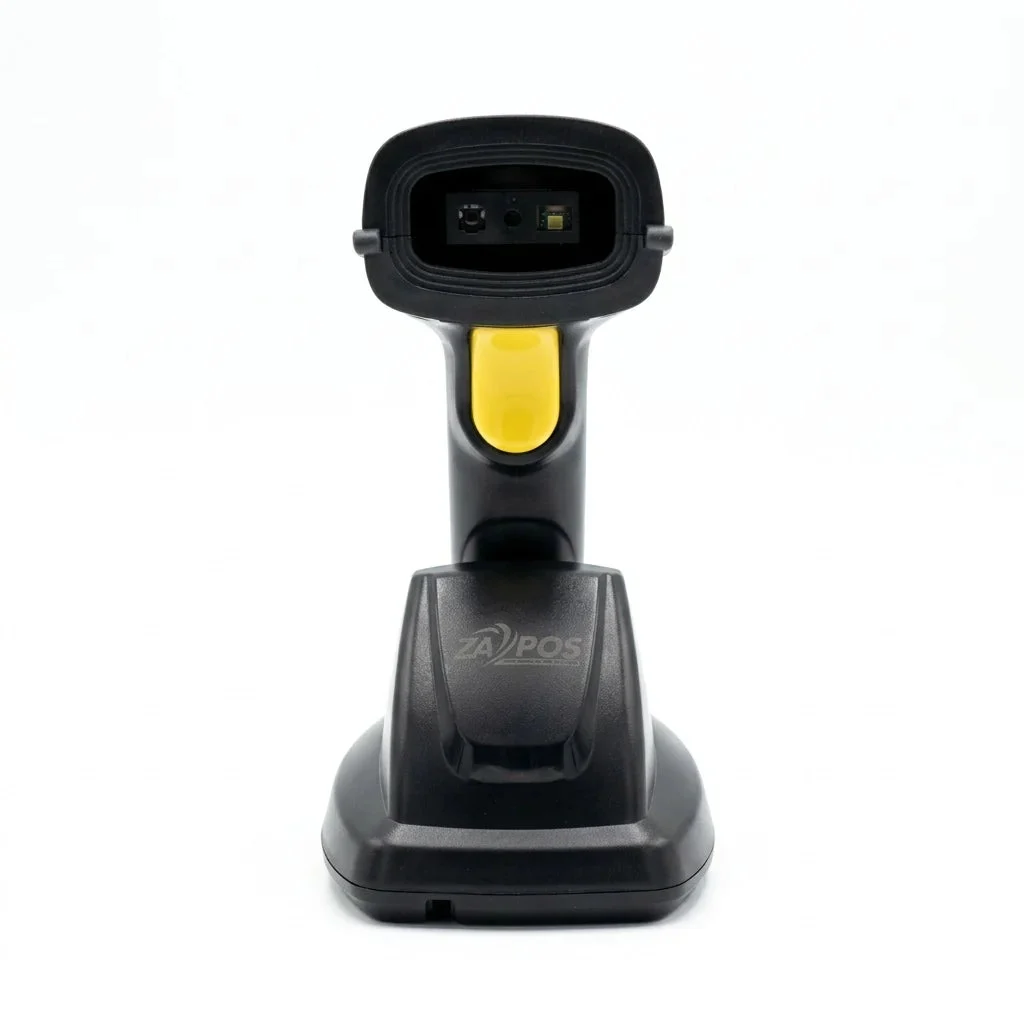 ZA50D Wireless Handheld Barcode Scanner with Charging Stand – Cordless POS & Inventory Reader
